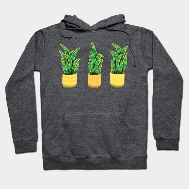 Snake Plant Hoodie by CandiOldfield